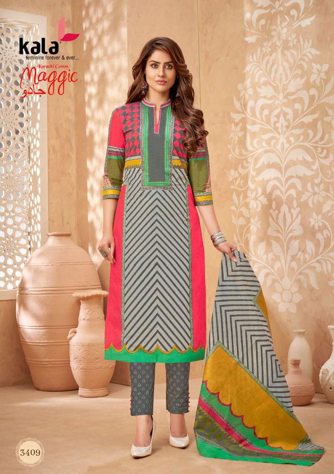 Kala Maggic 15 Karachi Cotton Regular Wear Printed Dress Material Collection